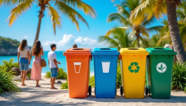 Tri des déchets en vacances : les consignes locales